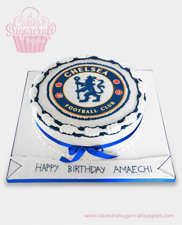 Chelsea FC Birthday Cake
