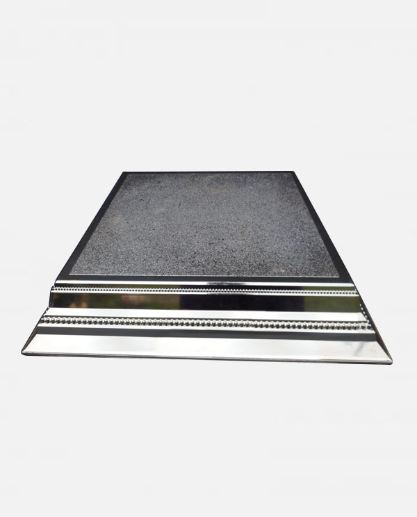 Square Silver Cake Stand