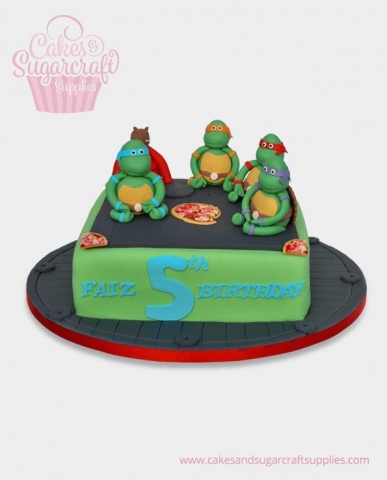 Teenage Mutant Ninja Turtles Birthday Cake